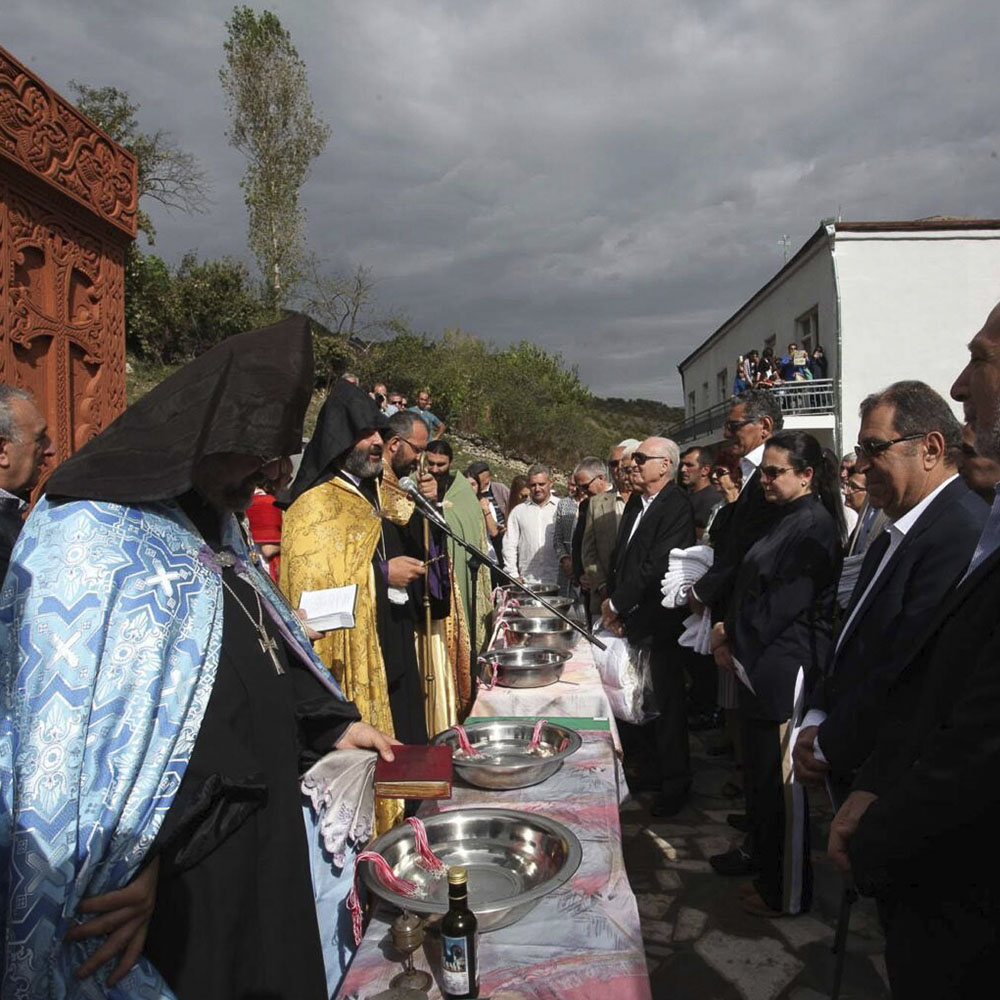 Amigos de Khachardzán: benefactores argentinos inauguraron obras en Tavush